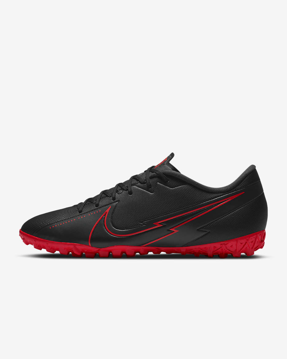 Red nike turfs on sale